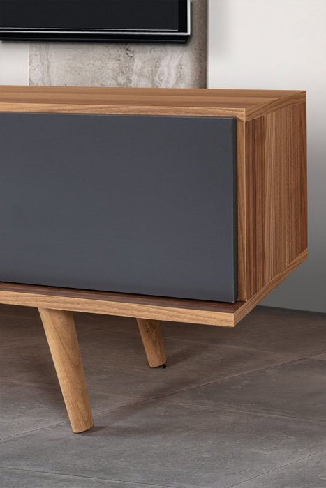 Hanah Home Ela 3631 Soporte para TV Nogal y Antracita